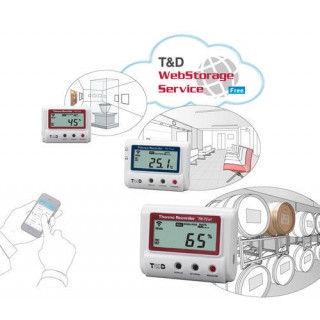 T&D - TR-7wf/Nw Series - Temp/Humidity Data Logger
